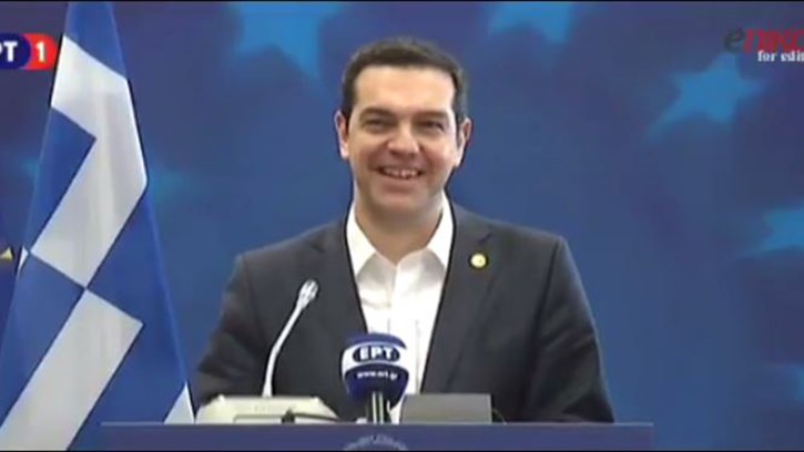Το αστείο του Τσίπρα στους δημοσιογράφους – ΒΙΝΤΕΟ