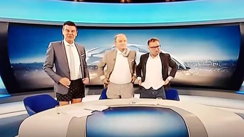 Γιατί οι παρουσιαστές στην Αυστρία καληνύχτισαν το κοινό τους με τα μποξεράκια; – ΒΙΝΤΕΟ