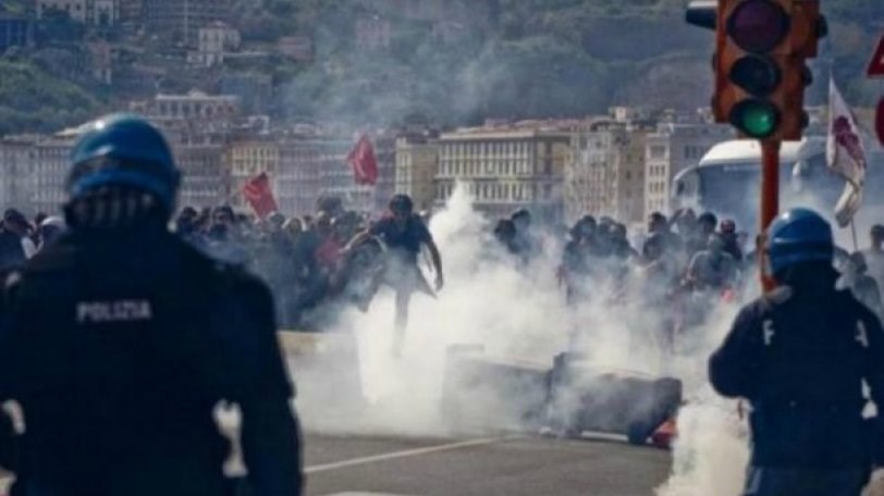 Ιταλία – Τουλάχιστον 30 τραυματίες από επεισόδια σε πορεία κατά της ξενοφοβικής Λέγκας του Βορρά