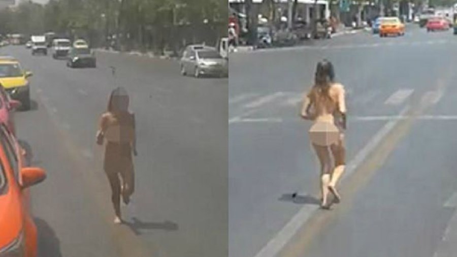 Έκανε τζόγκινγκ ολόγυμνη στους δρόμους της Μπανγκόκ  – ΒΙΝΤΕΟ – ΦΩΤΟ
