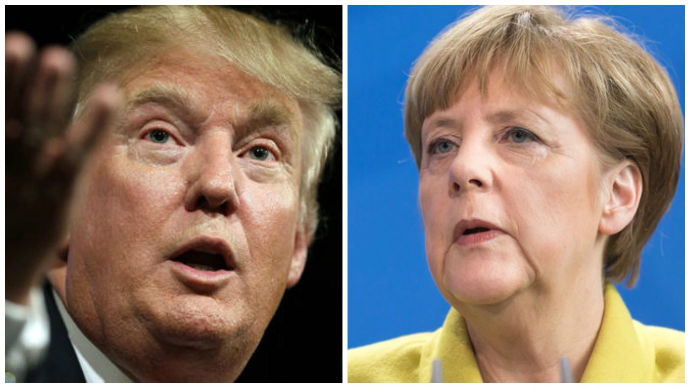 Η πρώτη συνάντηση Τραμπ – Μέρκελ στον Λευκό Οίκο