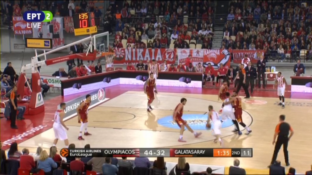 Ολυμπιακός – Γαλατά 48-35 (ΗΜ.)