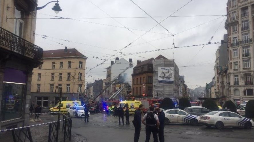 Έκρηξη σε κτίριο στις Βρυξέλλες – Πληροφορίες για τραυματίες