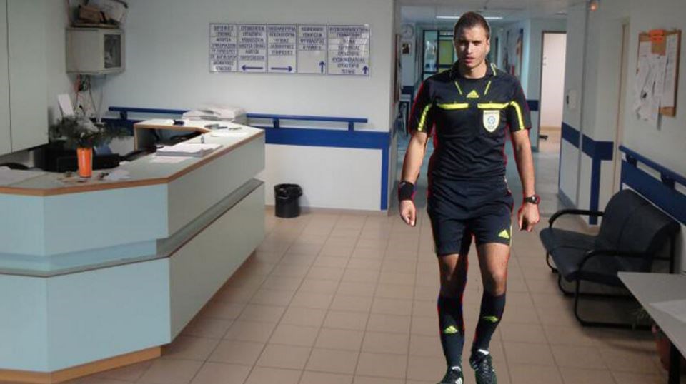 Διαιτητής που τραυματίστηκε στη Λέσβο αναγκάστηκε να πάει στη Χίο για να εξεταστεί