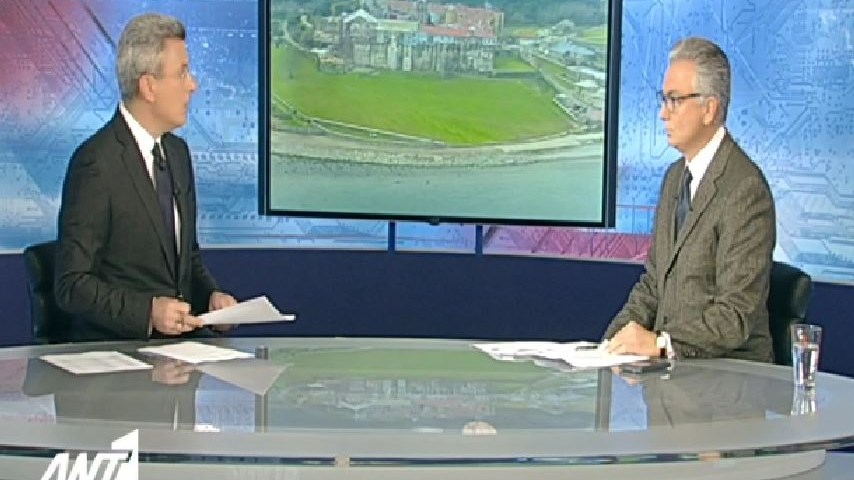 Ο Ρουσόπουλος στο δελτίο του ΑΝΤ1: Φούσκα και σκευωρία η υπόθεση του Βατοπεδίου – ΒΙΝΤΕΟ