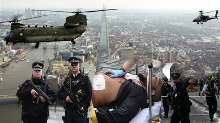 Ο στρατός στους δρόμους του Λονδίνου – ΤΩΡΑ
