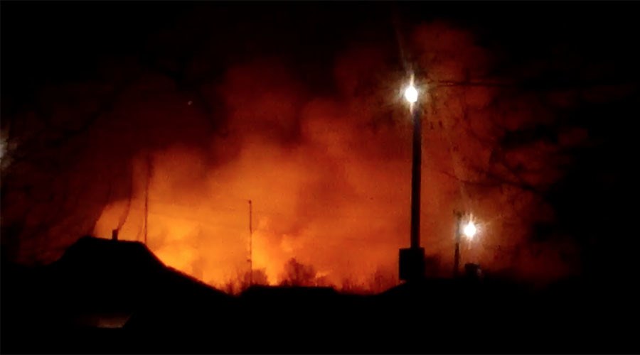 Μεγάλη έκρηξη σε αποθήκη πυρομαχικών στην Ουκρανία – Εκκενώθηκε πόλη – ΒΙΝΤΕΟ