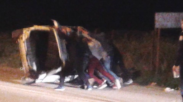 Αυτοκίνητο ανετράπη στην οδό Άργους-Ναυπλίου – ΦΩΤΟ