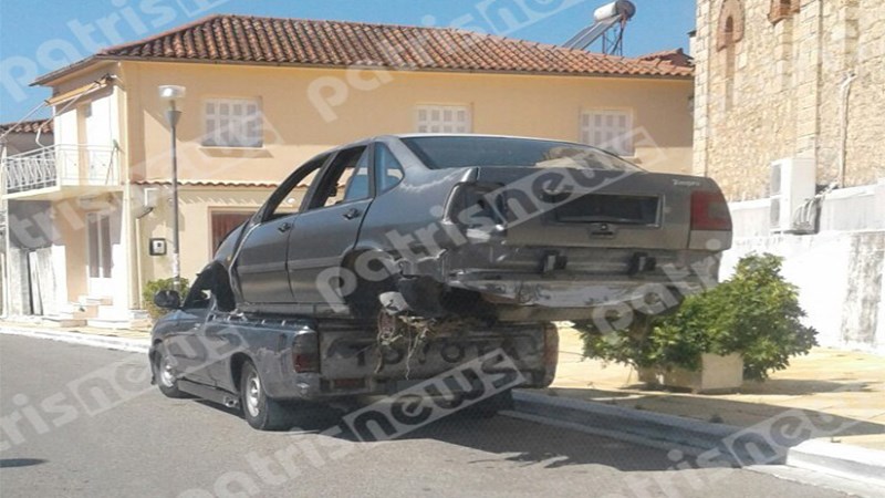 Ασύλληπτο: Φόρτωσε στην καρότσα αγροτικού ένα… αυτοκίνητο – ΦΩΤΟ