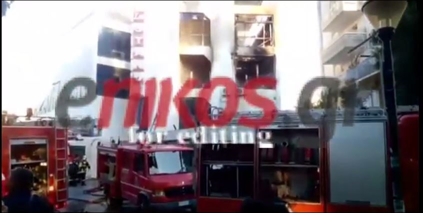 ΒΙΝΤΕΟ από τη φωτιά στο Χαλάνδρι
