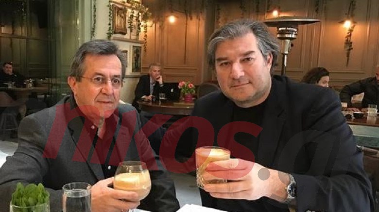 Για καφέ στο Κολωνάκι Νικολόπουλος – Καραχάλιος – ΦΩΤΟ