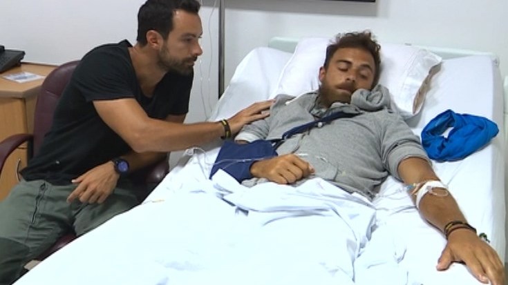 Survivor: Η επίσκεψη του Σάκη Τανιμανίδη στους τραυματίες – ΦΩΤΟ