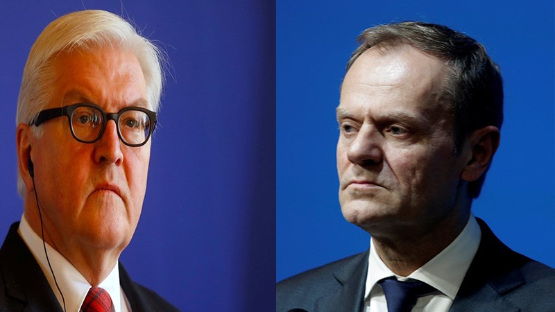 Στην Αθήνα Ντόναλντ Τουσκ και Φρανκ Βάλτερ Σταϊνμάιερ