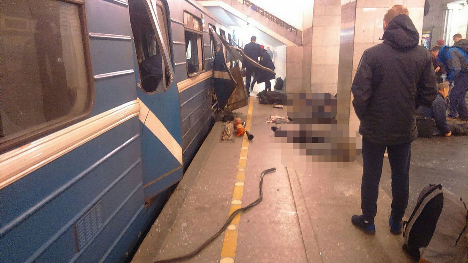 30 συγκλονιστικές φωτογραφίες από την έκρηξη στο μετρό της Αγίας Πετρούπολης