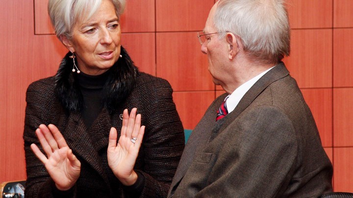 Λαγκάρντ: Διαφωνώ με τον Σόιμπλε