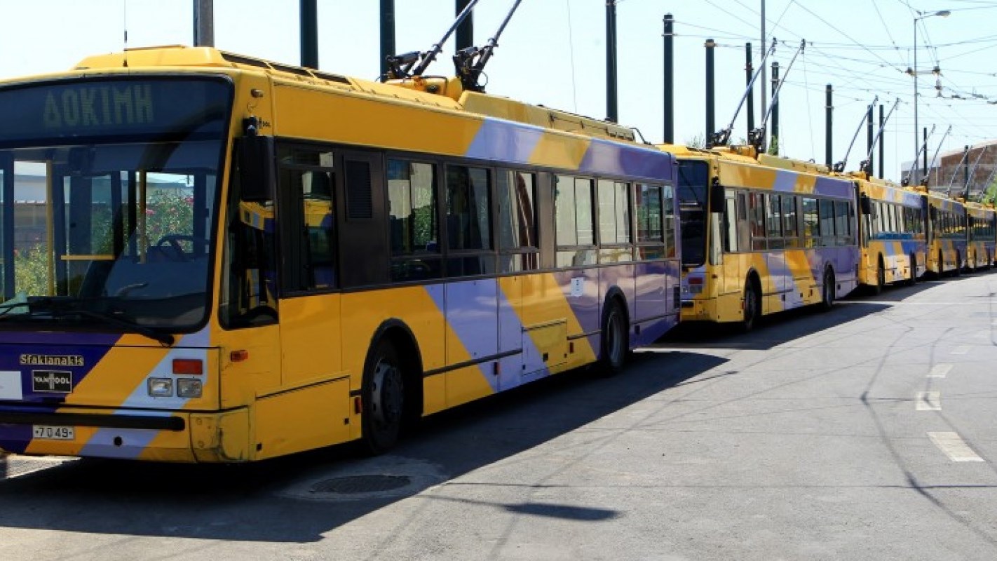 Στάση εργασίας στα τρόλεϊ – Ποιες ώρες θα μείνουν ακινητοποιημένα