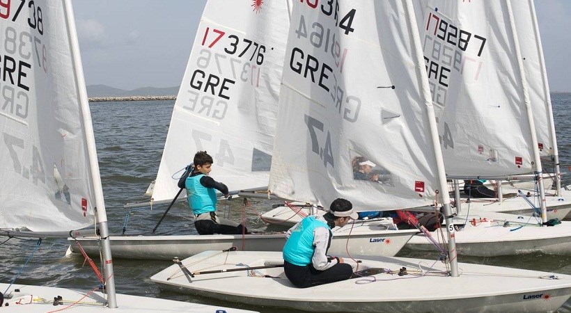 200 σκάφη στους αγώνες πρόκρισης των Εθνικών ομάδων Όπτιμιστ και Λέιζερ 4.7