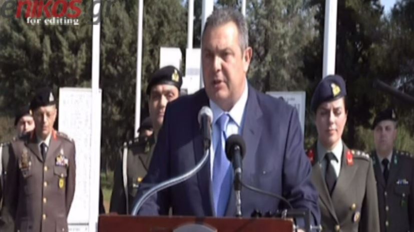 Καμμένος: Είμαστε αποφασισμένοι να αντισταθούμε σε οποιαδήποτε πρόκληση – ΒΙΝΤΕΟ