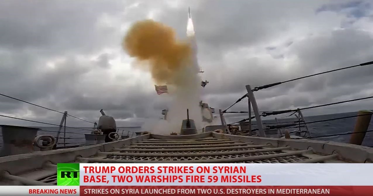 LIVE – Η αεροπορική επίθεση των ΗΠΑ στη Συρία