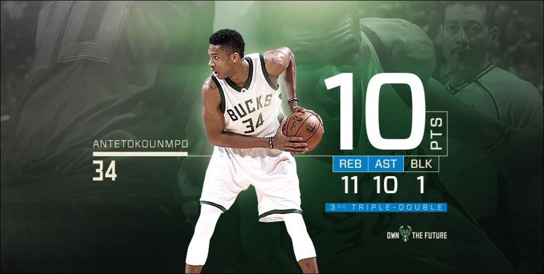 Παραμιλάει το NBA με το triple-double του Αντετοκούνμπο – ΒΙΝΤΕΟ