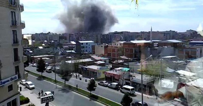 ΒΙΝΤΕΟ από το σημείο της έκρηξης στην Τουρκία – ΤΩΡΑ