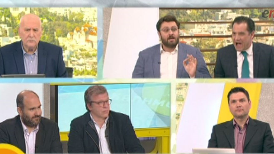 Άγριος καβγάς Ζαχαριάδη – Άδωνι on air – ΒΙΝΤΕΟ