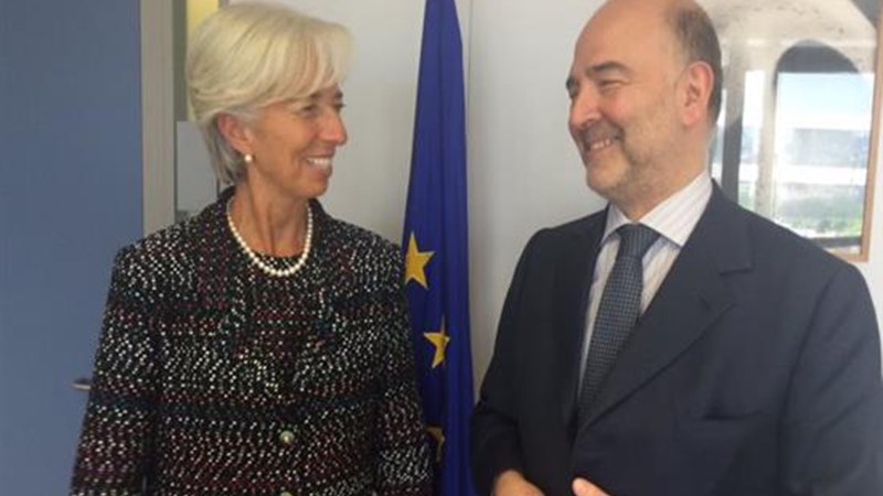 Συνάντηση Λαγκάρντ-Μοσκοβισί για το ελληνικό πρόγραμμα – ΦΩΤΟ