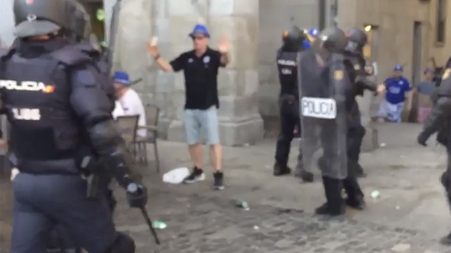 Σοβαρά επεισόδια στη Μαδρίτη από οπαδούς της Λέστερ –  ΒΙΝΤΕΟ