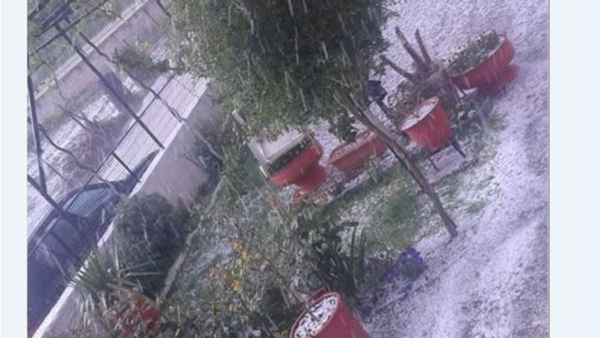 Έντονη χαλαζόπτωση στα Ιωάννινα – ΦΩΤΟ