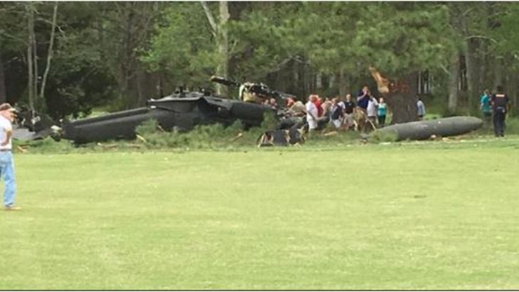 Στρατιωτικό ελικόπτερο έπεσε σε γήπεδο γκολφ στις ΗΠΑ – ΒΙΝΤΕΟ
