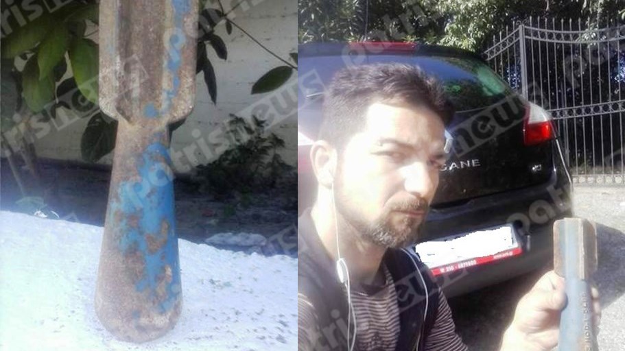 Πήγε να πετάξει τα σκουπίδια και βρήκε μια… οβίδα – ΦΩΤΟ