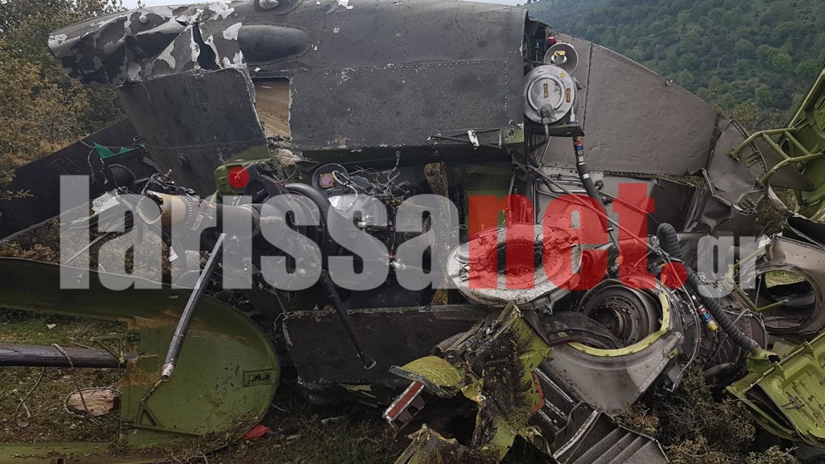 ΦΩΤΟ – ντοκουμέντο από τα συντρίμμια του μοιραίου ελικοπτέρου