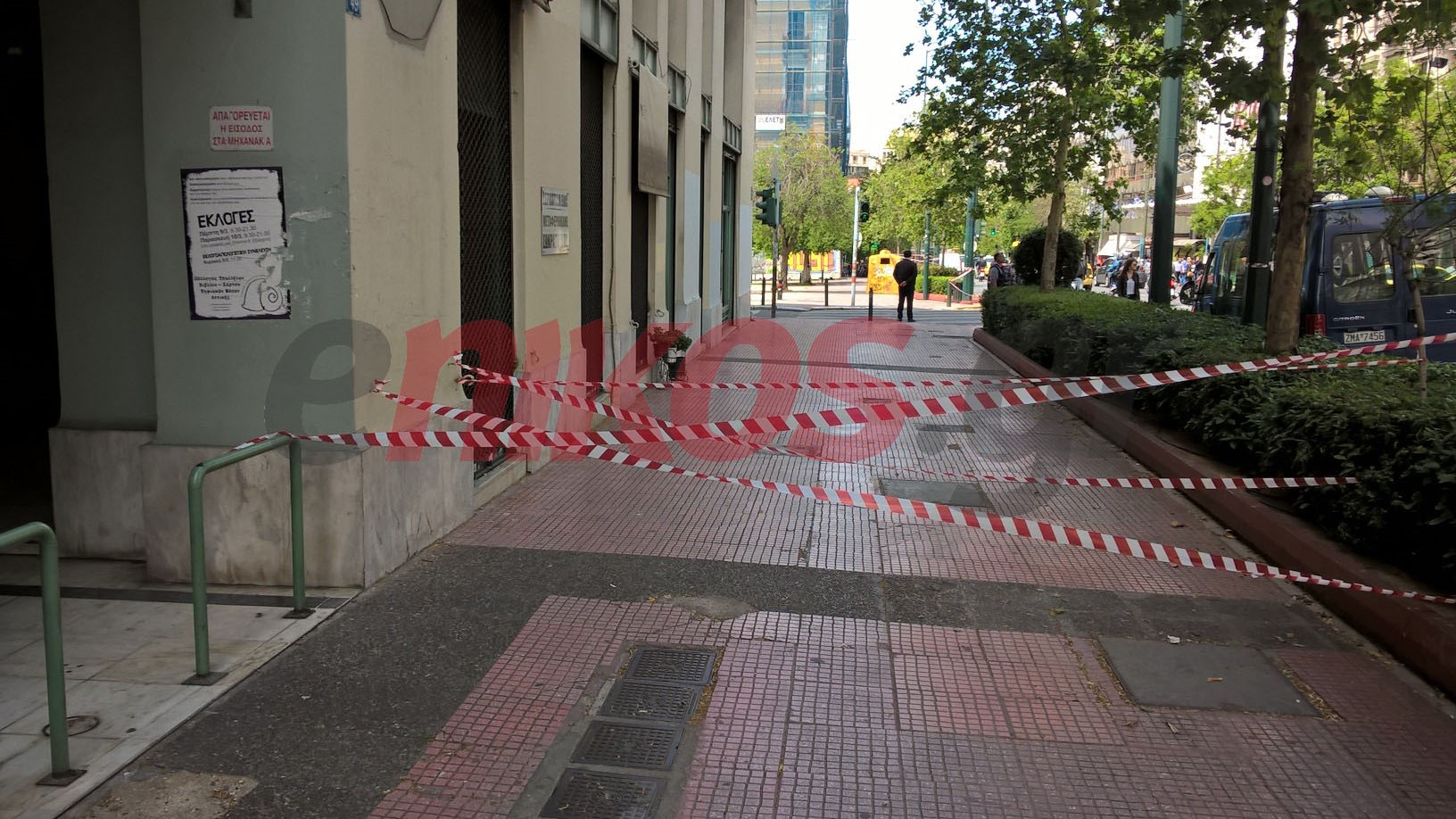 Νέες εικόνες από το σημείο της έκρηξης στο κέντρο της Αθήνας – ΦΩΤΟ