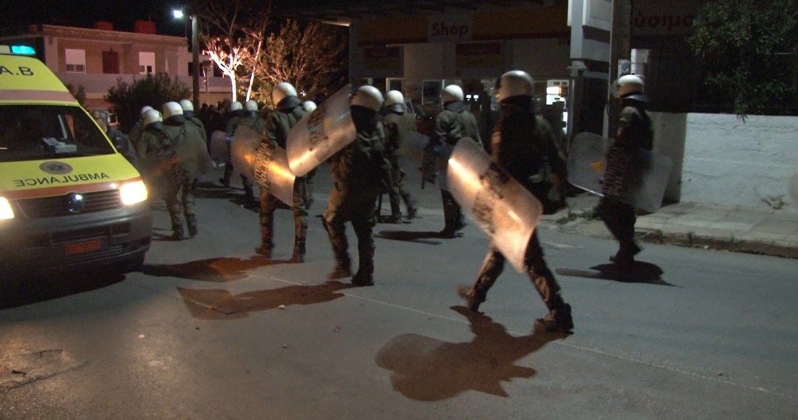 Χίος: Επεισόδια στη Σούδα μετά απο επίθεση σε πρόσφυγες