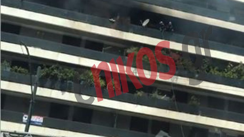 ΒΙΝΤΕΟ – ντοκουμέντο από την πυρκαγιά στη Λεωφόρο Αλεξάνδρας