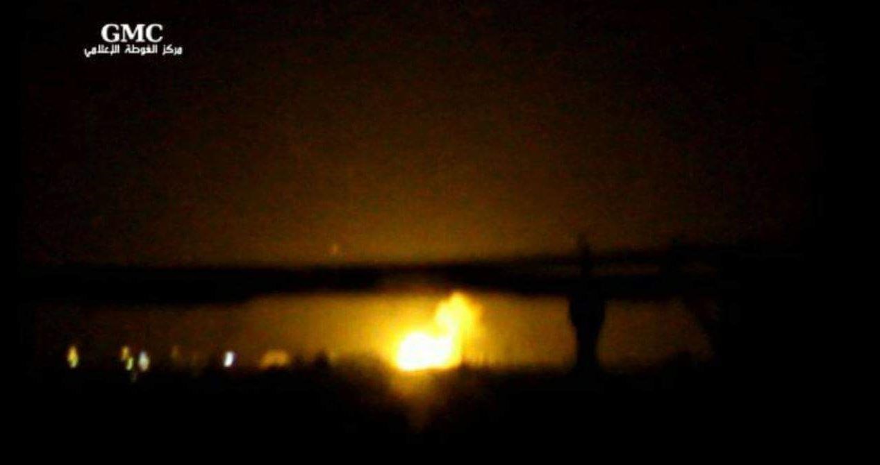 Μεγάλη έκρηξη κοντά στο αεροδρόμιο της Δαμασκού –  ΦΩΤΟ ΚΑΙ ΒΙΝΤΕΟ