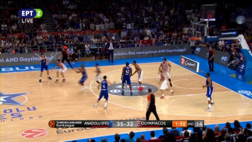 Αναντολού Εφές – Ολυμπιακός 38-35 (ΗΜ.)