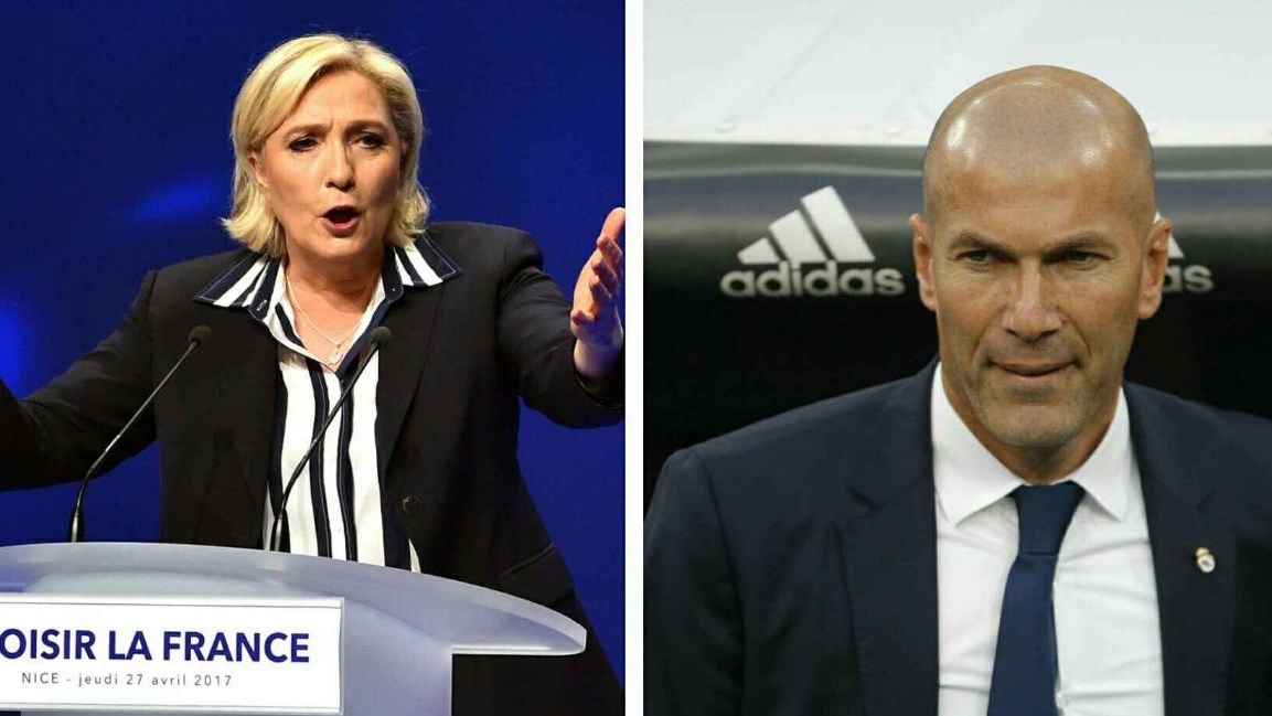 Ο Ζιντάν είναι εδώ και 15 χρόνια απέναντι στους Λεπέν