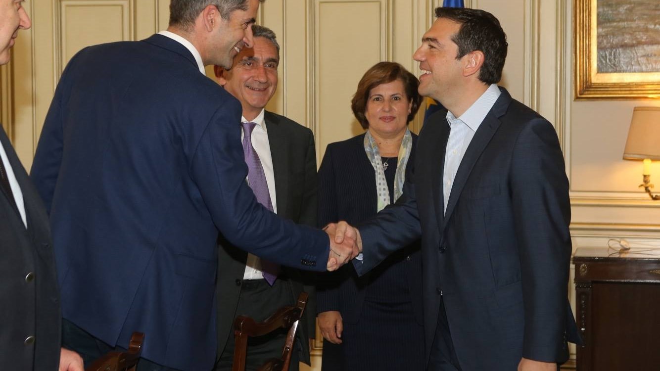 Η αντίδραση του Μπακογιάννη μετά τη συνάντησή του με τον Τσίπρα