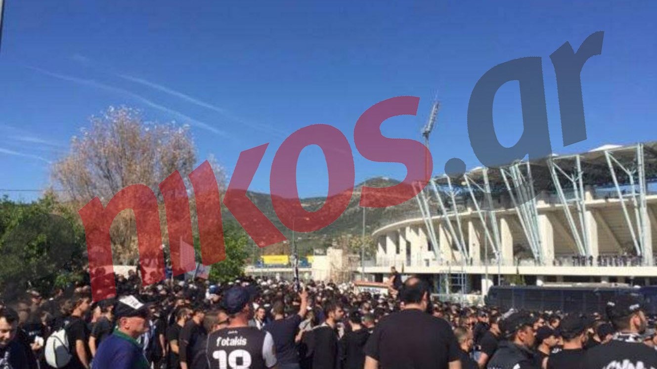 Στο Πανθεσσαλικό οι φίλαθλοι του ΠΑΟΚ – ΦΩΤΟ – ΤΩΡΑ