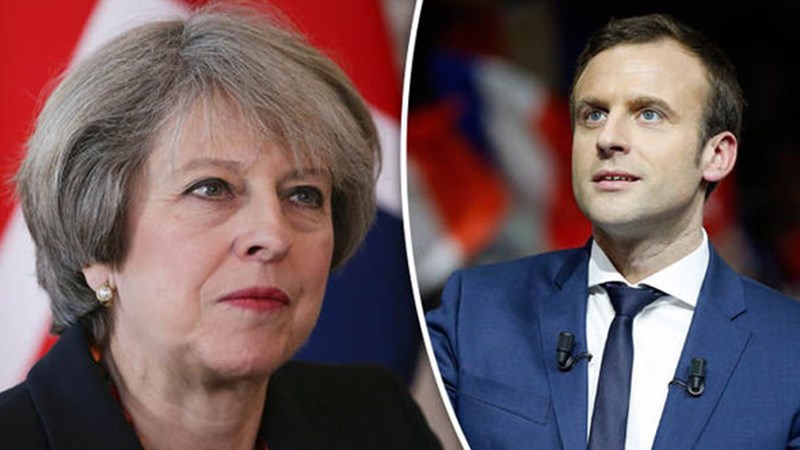 Επικοινωνία Μακρόν – Μέι με επίκεντρο το Brexit