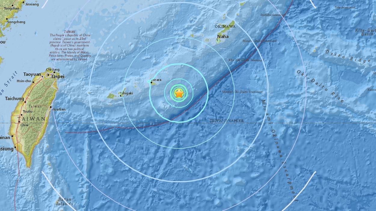 Ισχυρός σεισμός 6 Ρίχτερ στην Οκινάουα