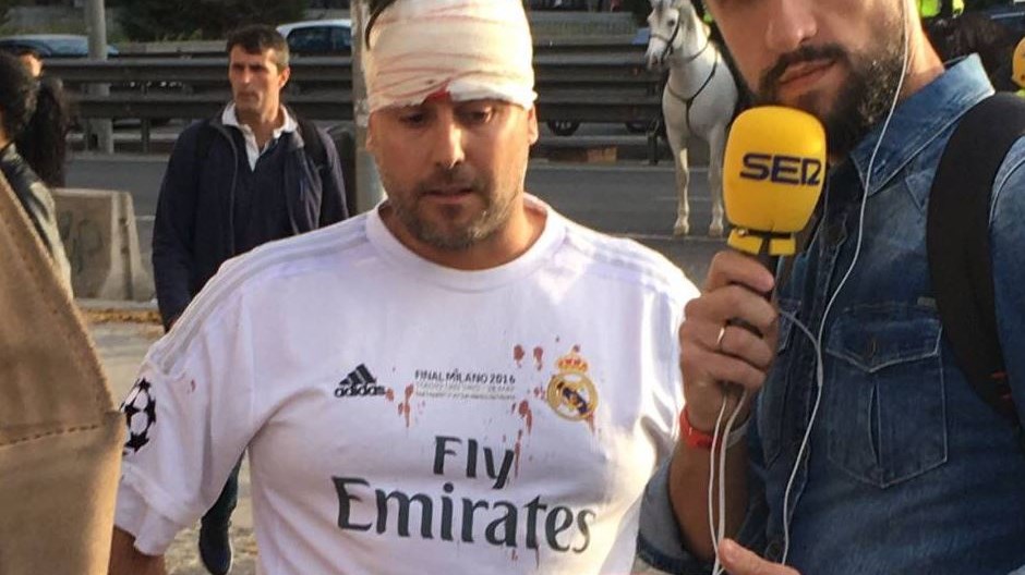 Σοβαρά επεισόδια πριν από τη σέντρα του Ατλέτικο – Ρεάλ – ΒΙΝΤΕΟ – ΦΩΤΟ