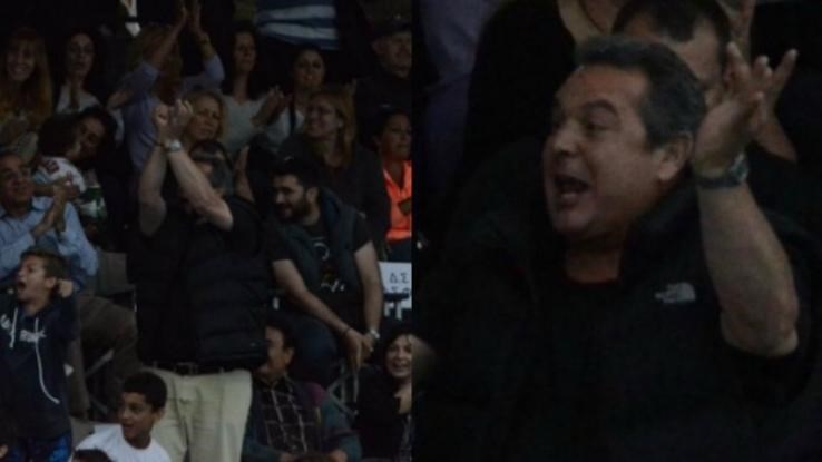 Ένταση μεταξύ Καμμένου και οπαδών του Ολυμπιακού σε αγώνα πόλο – ΦΩΤΟ