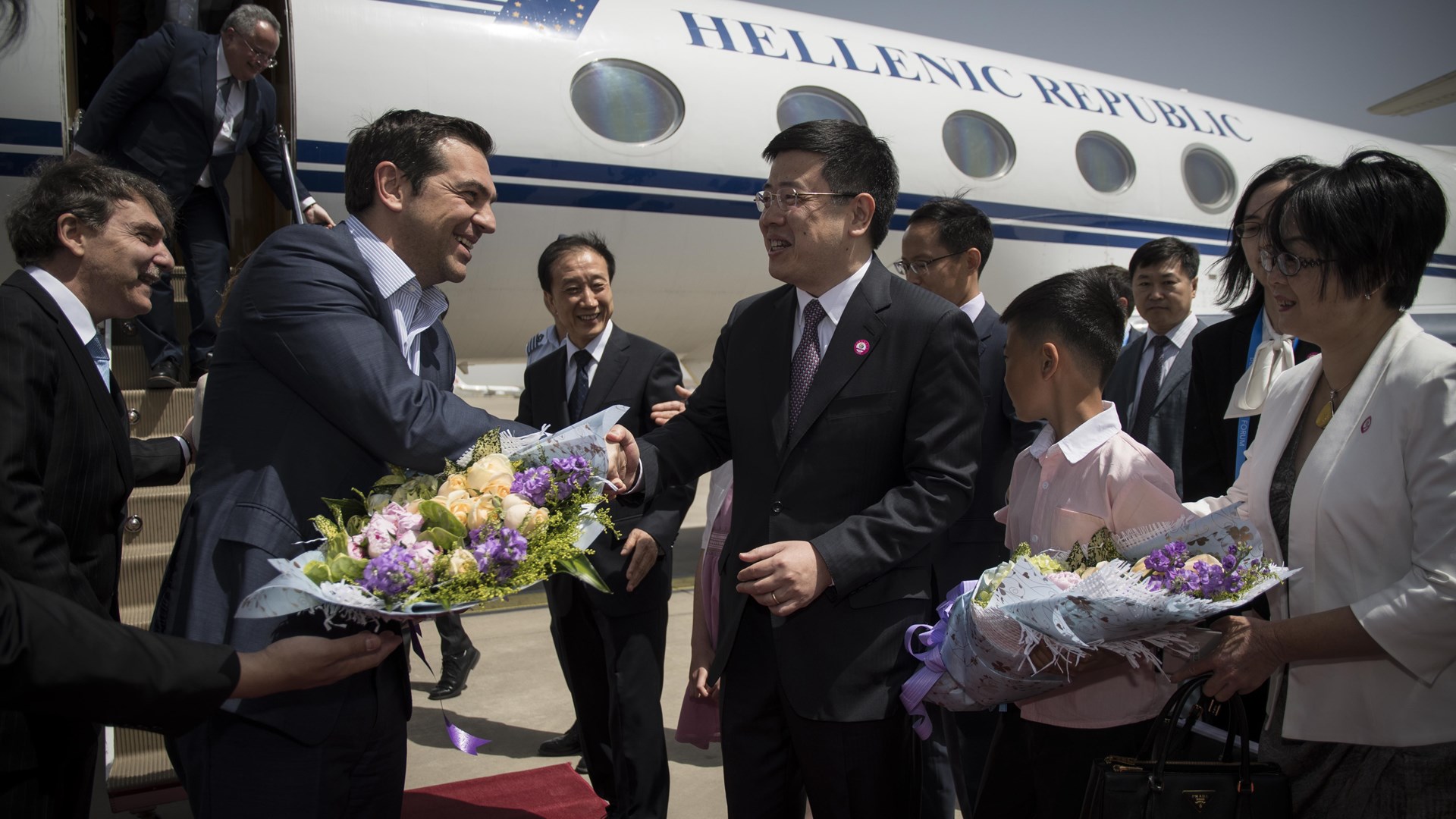 Η άφιξη του Πρωθυπουργού στην Κίνα – ΦΩΤΟ