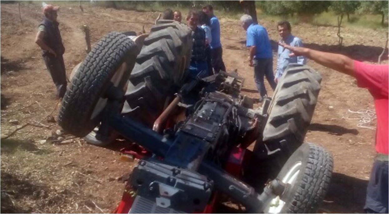 Ηλικιωμένος αγρότης καταπλακώθηκε από το τρακτέρ του – ΦΩΤΟ