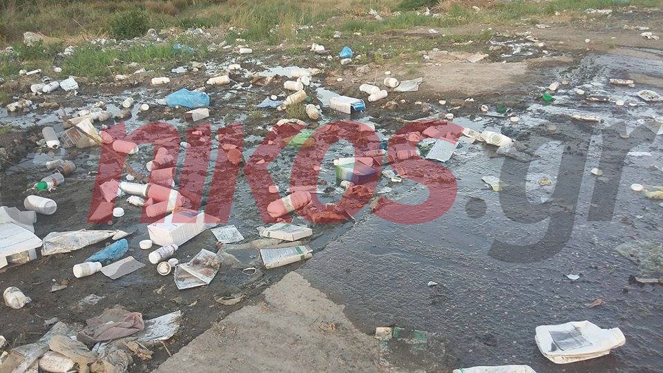 Επικίνδυνα απόβλητα σε δημόσιο χώρο – Φωτογραφίες αναγνώστη