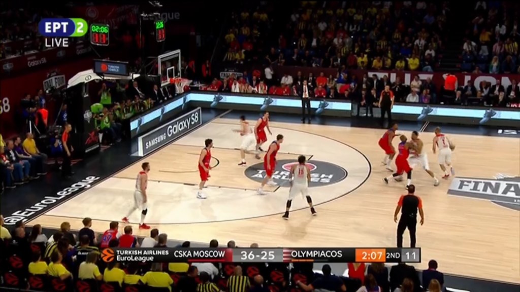 ΤΣΣΚΑ – Ολυμπιακός 40-33 (ΗΜ.)