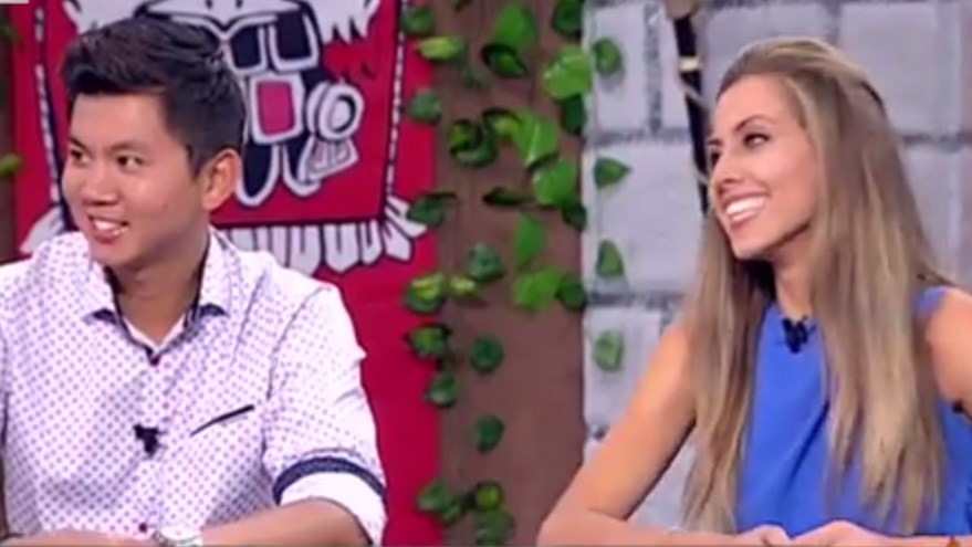 Ελισάβετ Αϊνατζιόγλου και Ορέστης Τσάνγκ τα βρήκαν… on air – ΒΙΝΤΕΟ