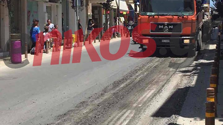 Έργα εν μέσω τουριστικής περιόδου στα Μάλια – ΦΩΤΟ αναγνώστη